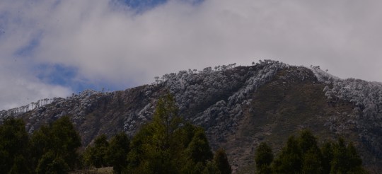 Scenery on the way to the border with Argentina