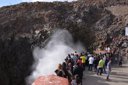 La Bufadora, south of Ensenada, Baja California.