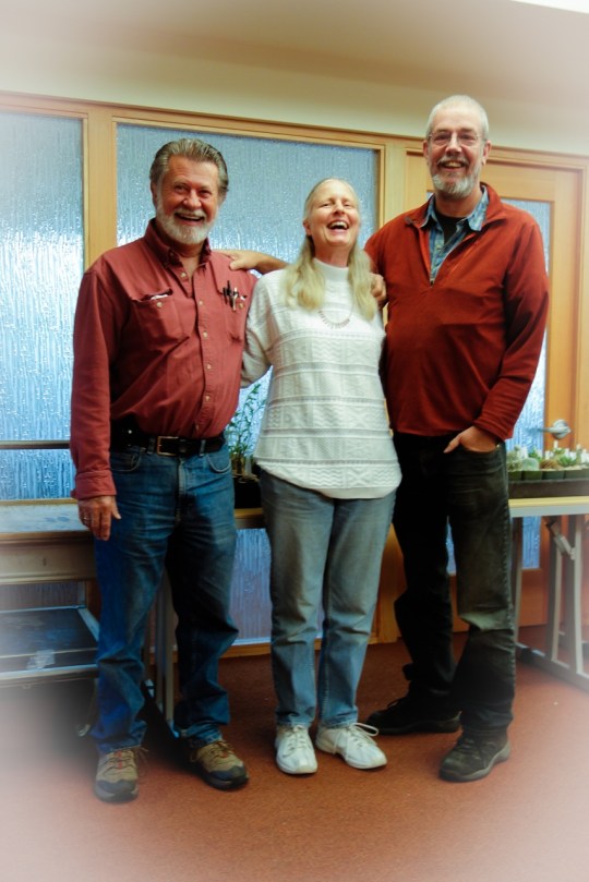 Left to right: Woody. Karen Ohlinder and PK 