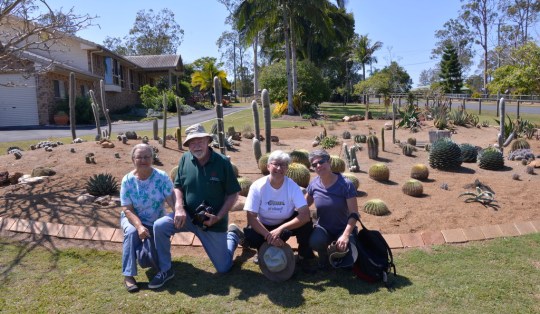 Left to right: ||Ruth and John Higgins, Karen and Debra Zimmerman