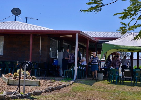 Bob & Judi Proctor's BBQ lunch