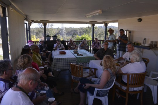 If an army marches on its stomach, so does a C&S convention, more great Ozzie hospitality