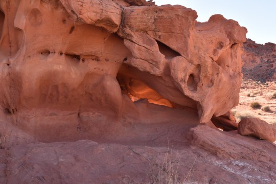 Sun setting in the Valley of Fire State Park - S3233